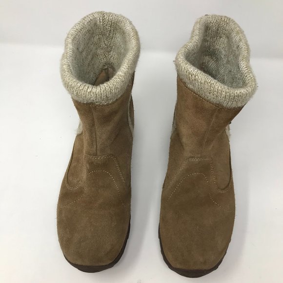 Merrell Shoes - Merrell Women 6.5m Suede Dry-Select Brown Boots